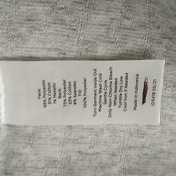 TALBOTS Quilted Jacquard Pullover - Lurex XLp - Picture 13 of 13